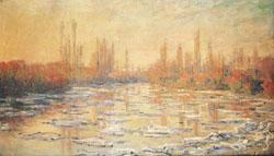 Claude Monet Ice Thawing on the Seine china oil painting image